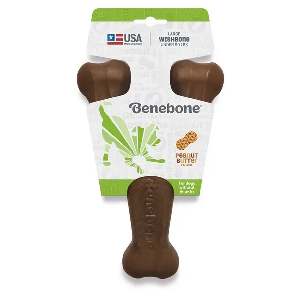 1ea Benebeone Large Peanut Wishbone - Treats